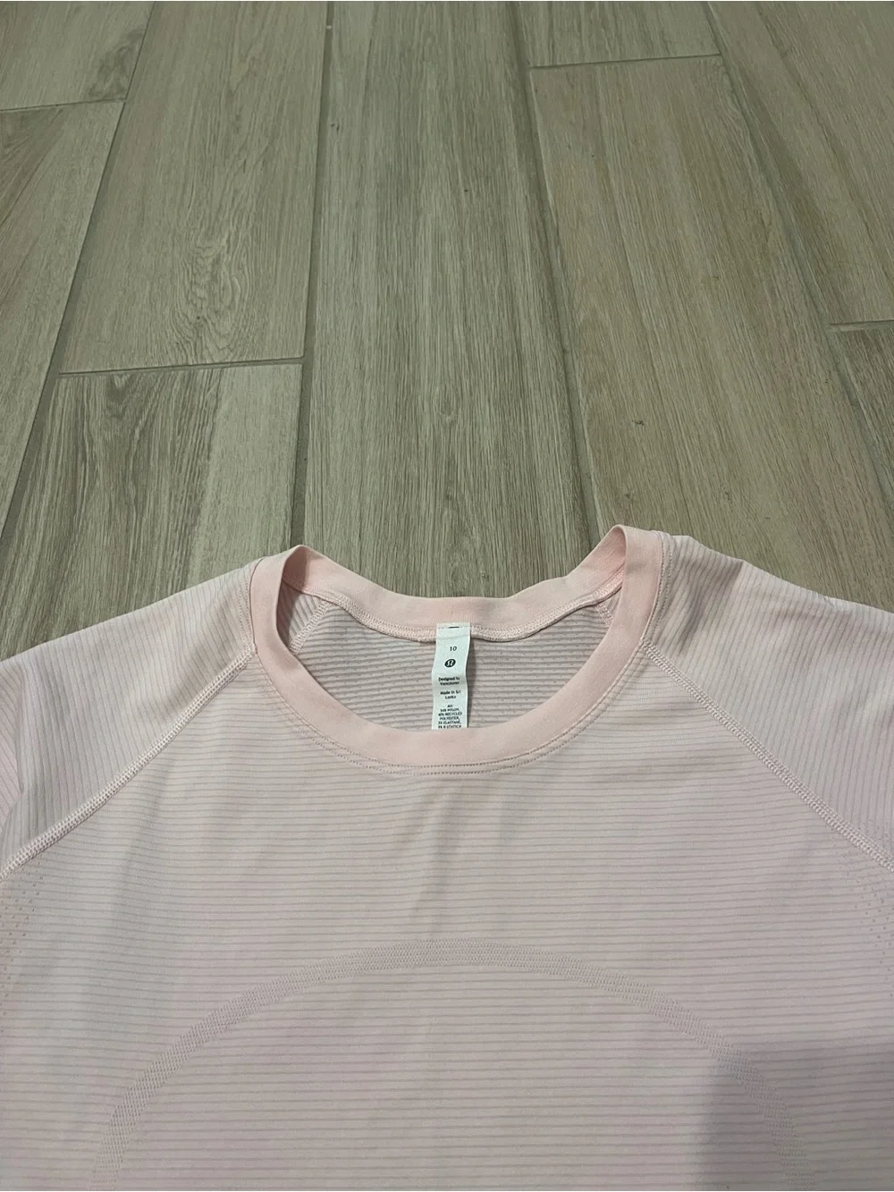 Lululemon Swiftly Tech Short Sleeve Shirt 2.0 Strawberry Milkshake Sz 10